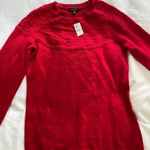 Talbots crimson red sweater - with tags